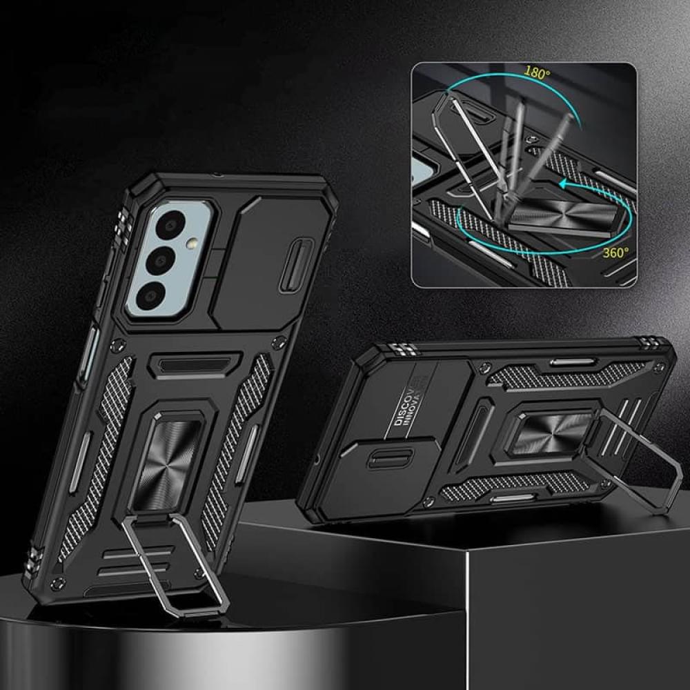 Ударостійкий чохол Camshield Army Ring для Samsung Galaxy A25 5G Чорний / Black