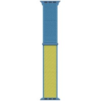 Ремінець Nylon для Apple Watch 38/40/41/42mm(ser.10) Blue / Yellow