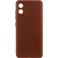 Чохол Silicone Cover Lakshmi Full Camera (AA) для Motorola Moto E13 Коричневий / Brown