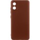 Чохол Silicone Cover Lakshmi Full Camera (AA) для Motorola Moto E13 Коричневий / Brown