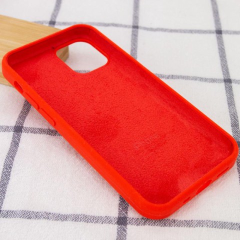 Чохол Silicone Case Full Protective (AA) для Apple iPhone 12 Pro Max (6.7") Червоний / Red