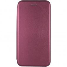 Шкіряний чохол-книжка Classy для Apple iPhone X / XS (5.8") Бордовий