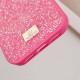 TPU чохол Bling World Rock Diamond для Apple iPhone 16 Pro (6.3") Яскраво-рожевий