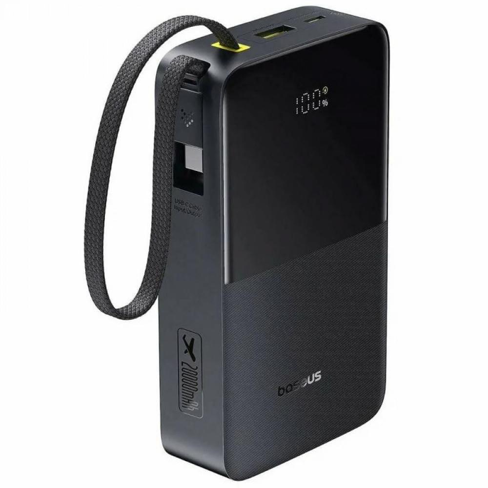 Портативний ЗП Power Bank Baseus EnerFill FC51 Bipow2 Pro 22.5W 20000 mAh (E00277) Black