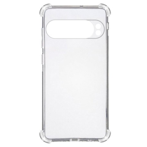 TPU чохол GETMAN Ease logo посилені кути Full Camera для Google Pixel 9 Безбарвний (прозорий)