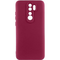 Чохол Silicone Cover Ummi Lakshmi Full Camera (AA) для Xiaomi Redmi Note 8 Pro Бордовий / Marsala