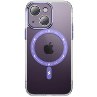 Чохол TPU+PC Colorful with MagSafe для Apple iPhone 14 (6.1") Purple