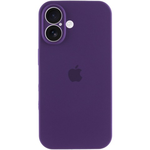 Чохол Silicone Case Full Camera Protective (AA) для Apple iPhone 16 Plus (6.7") Фіолетовий / Amethyst