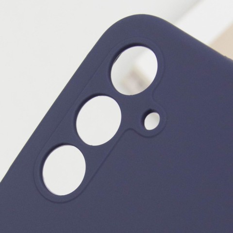 Чохол Silicone Cover Lakshmi Full Camera (AA) для Samsung Galaxy A54 5G Синій / Midnight Blue