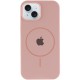 Чохол Silicone Case Full Protective (AA) with MagSafe для Apple iPhone 15 Plus (6.7") Рожевий / Pink Sand