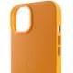 Шкіряний чохол Leather Case (AA Plus) with MagSafe для Apple iPhone 14 (6.1") Golden Brown