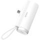 Портативний зарядний пристрій Power Bank WIWU W026 Type-C з БЗП 15W 5000 mAh White