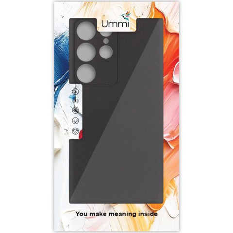 Чохол Silicone Cover Ummi Lakshmi Full Camera (AA) для Samsung Galaxy S24 Ultra Чорний / Black