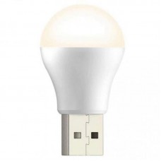 USB лампа LED 1W Білий / Круглий
