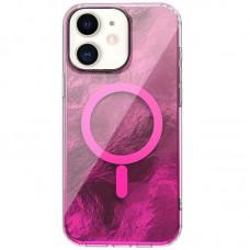 Чохол TPU Shiny Mountain (MagFit) для Apple iPhone 11 (6.1") Pink