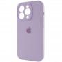 Чохол Silicone Case Full Camera Protective (AA) для Apple iPhone 13 Pro Max (6.7") Бузковий / Lilac / PVH