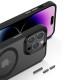 TPU+PC чохол Metal Buttons with MagSafe Colorful для Apple iPhone 13 Pro (6.1") Чорний / Black