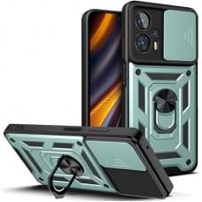 Чохол Ummi Camshield Serge Ring для Xiaomi Poco X4 GT Зелений