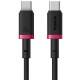 Дата кабель Baseus Dura Series Fast Charging Type-C to Type-C 100W (2m) (P10377803) Red / Black Дата кабель Baseus Dura Series Fast Charging Type-C to Type-C 100W (2m) (P10377803) Red / Black