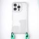 Чохол TPU CrossBody with straps для Apple iPhone 14 Pro Max (6.7") Transparent