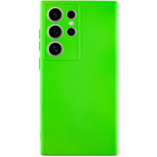 Чохол Silicone Cover Lakshmi Full Camera (A) для Samsung Galaxy S24 Ultra Салатовий / Neon Green