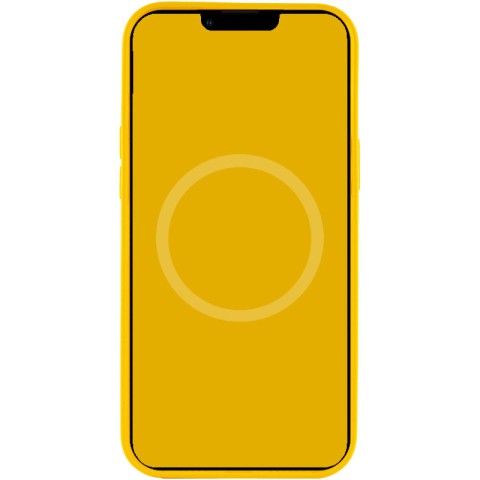 Чохол Silicone case (AAA) with Magsafe and Animation для Apple iPhone 12 Pro / 12 (6.1") Жовтий / Sunflower