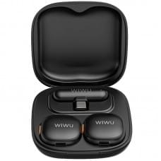 Петличний бездротовий мікрофон WiWU Wi-WM006 AI Adaptive Noise Reduction Type-C Black