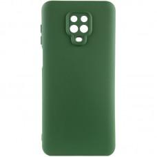 Чохол TPU GETMAN Liquid Silk Full Camera для Xiaomi Redmi Note 9s / Note 9 Pro / Note 9 Pro Max Зелений / Dark green