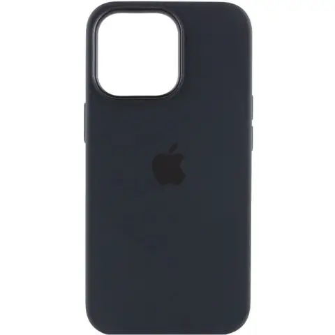 Чохол Silicone case (AAA) with Magsafe and Animation для Apple iPhone 13 Pro (6.1") Чорний / Midnight