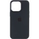 Чохол Silicone case (AAA) with Magsafe and Animation для Apple iPhone 13 Pro (6.1") Чорний / Midnight