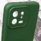 Чохол TPU GETMAN Liquid Silk Full Camera для Xiaomi 13 Pro Зелений / Dark green