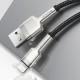 Дата кабель Baseus Cafule Series Metal USB to Lightning 2.4A (0.25m) (CALJK-0) Black