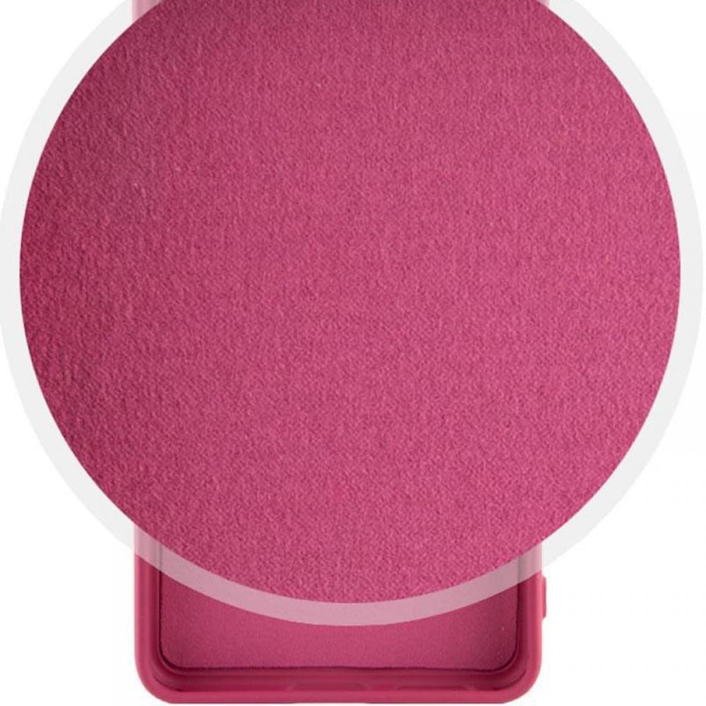 Чохол TPU GETMAN Liquid Silk Full Camera для Xiaomi Redmi Note 8T Бордовий / Marsala