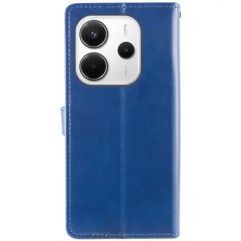 Шкіряний чохол-книжка GETMAN Gallant (PU) для Xiaomi Redmi Note 14 4G (Europe version) Синій