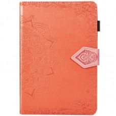 Шкіряний чохол Art Case з візитницею для Samsung Galaxy Tab S7+ Помаранчевий