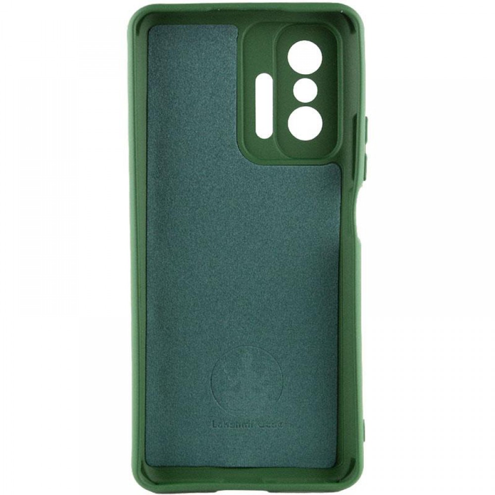 Чохол Silicone Cover Ummi Lakshmi Full Camera (AA) для Xiaomi 11T / 11T Pro Зелений / Dark green