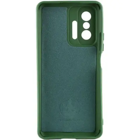 Чохол Silicone Cover Ummi Lakshmi Full Camera (AA) для Xiaomi 11T / 11T Pro Зелений / Dark green