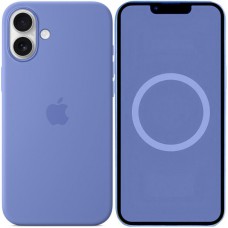 Чохол Silicone case (AAA) with Magsafe and Animation для Apple iPhone 16 Plus (6.7") Periwinkle