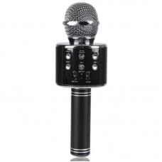 Караоке Мікрофон-колонка WS858 Black