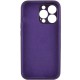 Чохол Silicone Case Full Camera Protective (AA) для Apple iPhone 15 Pro Max (6.7") Фіолетовий / Elderberry
