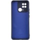 Чохол Silicone Cover Lakshmi Full Camera (AA) для Xiaomi Redmi 10C Синій / Midnight Blue