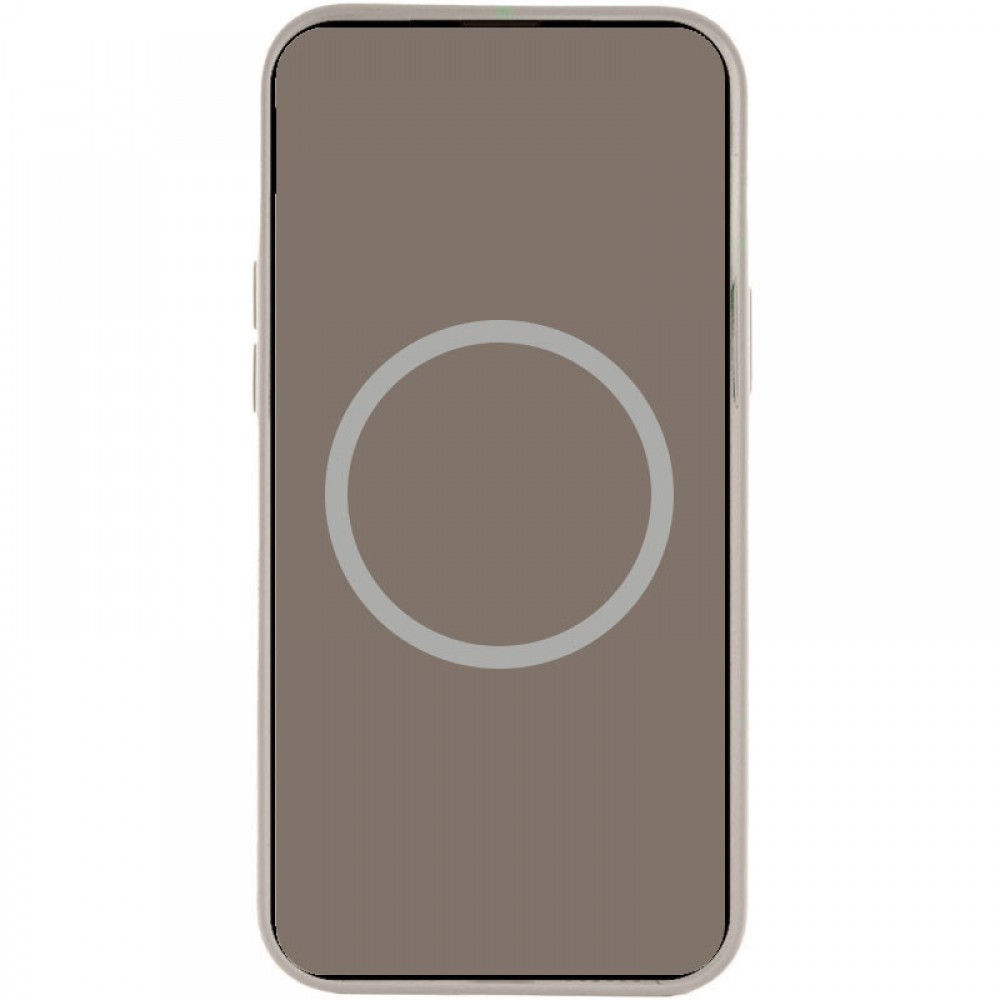 Чохол Silicone case (AAA) with Magsafe and Animation для Apple iPhone 15 Pro Max (6.7") Коричневий / Clay