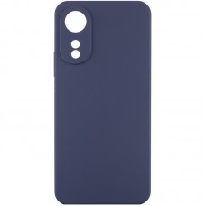 Чохол Silicone Cover Lakshmi Full Camera (AAA) для Oppo A78 4G Темно-синій / Midnight blue