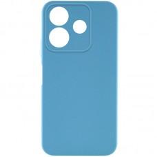 Чохол TPU GETMAN Liquid Silk Full Camera для ZTE Nubia V60 Блакитний / Blue