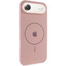 Чохол Silicone Case Full Protective (AA) V2 with MagSafe для Apple iPhone 17 Air (6.5") Рожевий / Pink Sand
