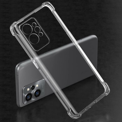 TPU чохол GETMAN Ease logo посилені кути Full Camera для Realme GT2 Безбарвний (прозорий)