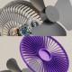 Портативний вентилятор Folding Light Fan 3in1 5000mAh Grey