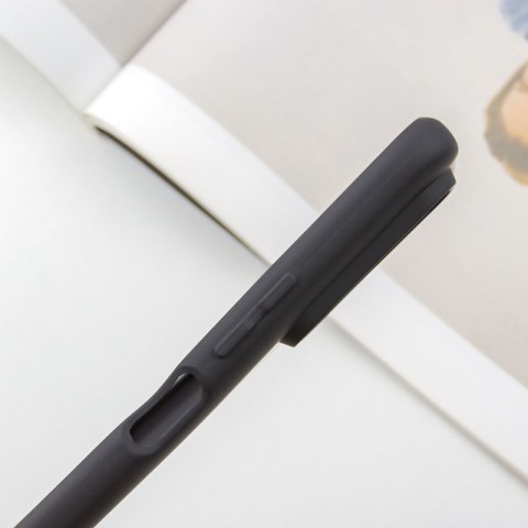 Чохол TPU GETMAN Liquid Silk Full Camera для Xiaomi Redmi Note 10 Pro / 10 Pro Max Чорний / Black