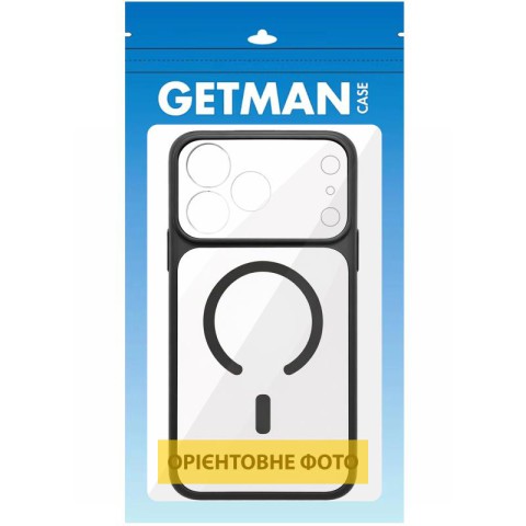 Чохол TPU GETMAN Moon Clear with MagSafe для Apple iPhone 17 Air (6.5") Black