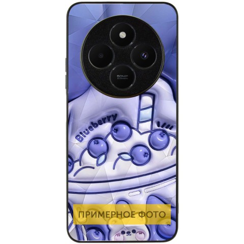 TPU+PC чохол Prisma Fluffie для Xiaomi Redmi Note 13 4G Blueberry